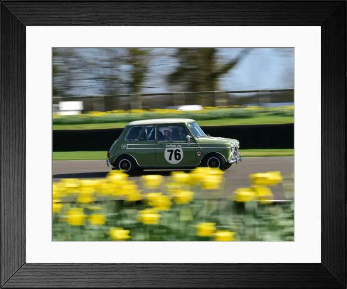 Framed Print : CM17 8566 William Medcalf, Mini Cooper Framed Print : CM17 8566 William Medcalf, Mini Cooper