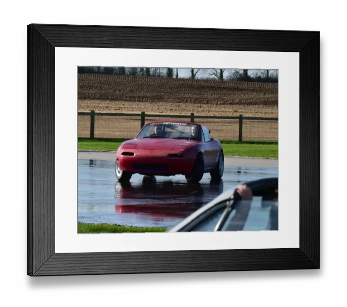 Framed Print : CM17 8536 Mazda MX5, skid pan