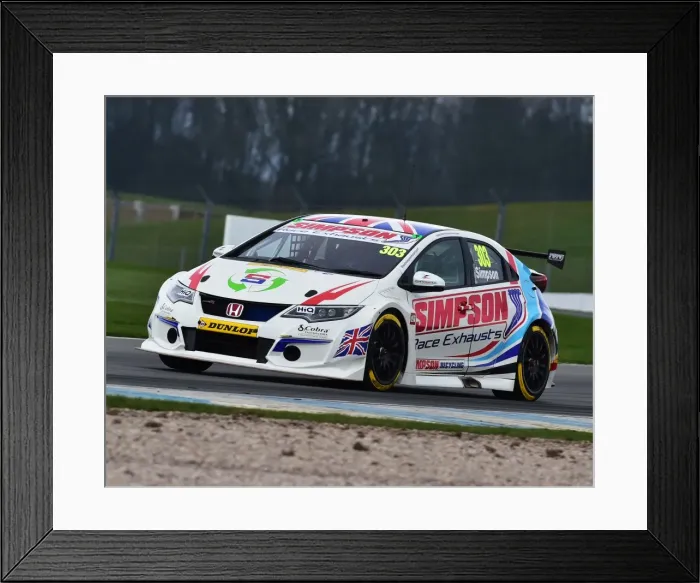Framed Print : CM17 9588 Matt Simpson, Honda Civic Type R Framed Print : CM17 9588 Matt Simpson, Honda Civic Type R