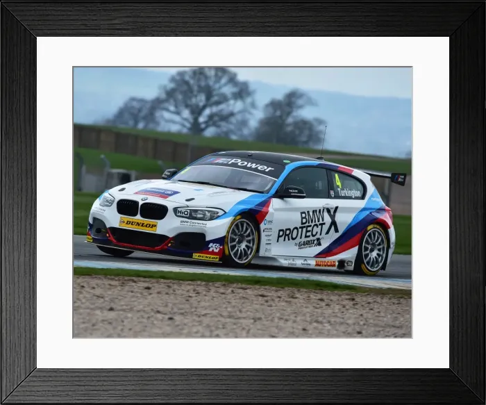 Framed Print : CM17 9514 Colin Turkington, BMW 125i M Sport