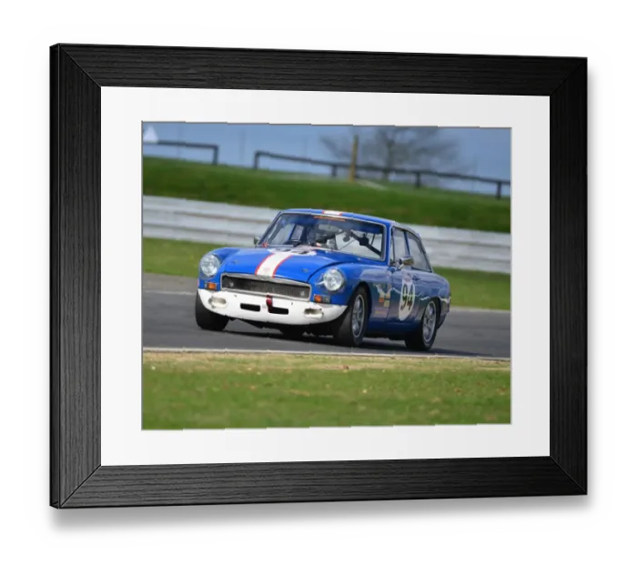 Framed Print : CJ6 7245 Matt Domin, MG B GT