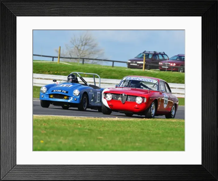 Framed Print : CJ6 7164 Charles Marriott, Turner Mk 2 BMC, Steven Byrne, Jerry Bailey, Alfa Romeo
