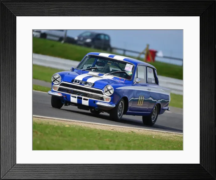 Framed Print : CJ6 7244 Chris Pearson, Stephen Reed, Ford Lotus Cortina Framed Print : CJ6 7244 Chris Pearson, Stephen Reed, Ford Lotus Cortina