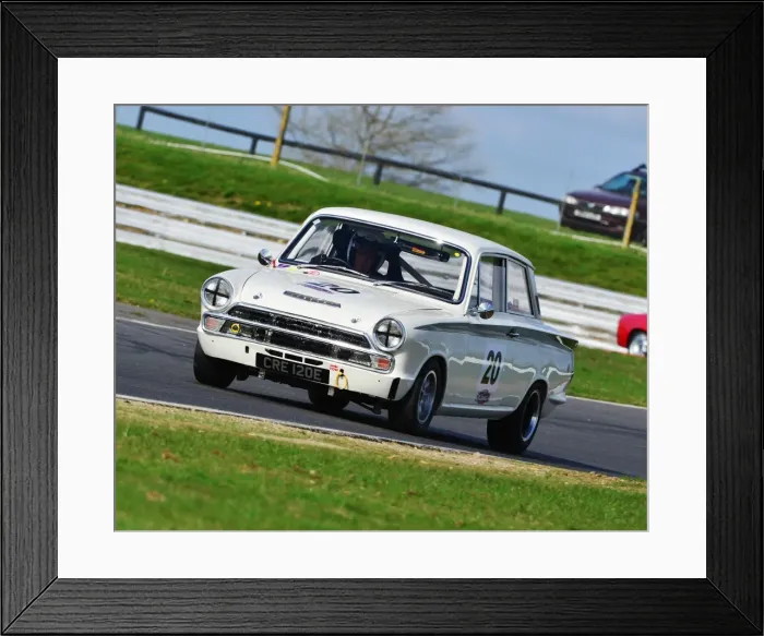 Framed Print : CJ6 7131 Donald Naismith, Ford Lotus Cortina Framed Print : CJ6 7131 Donald Naismith, Ford Lotus Cortina