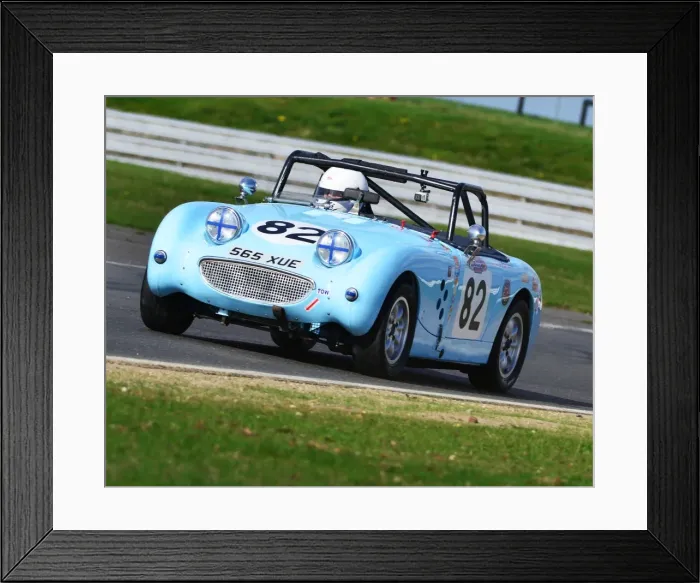 Framed Print : CJ6 7127 Tim Cairns, Austin Healey Frogeye Sprite