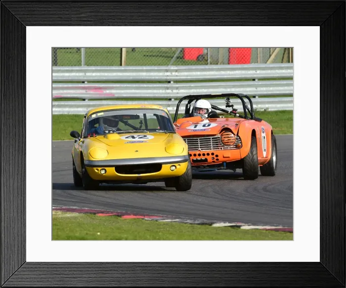 Framed Print : CM18 3762 Philip Rothwell, Richard Hayhow, Lotus Elan S3, Dave Bailey, Triumph TR4 Framed Print : CM18 3762 Philip Rothwell, Richard Hayhow, Lotus Elan S3, Dave Bailey, Triumph TR4