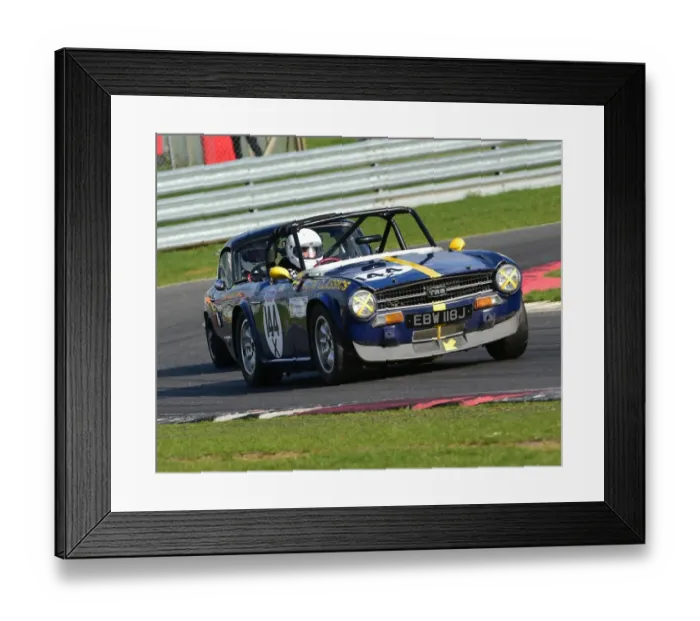 Framed Print : CM18 3743 Rob Roodhouse, Jeff Hooper, Triumph TR6 Framed Print : CM18 3743 Rob Roodhouse, Jeff Hooper, Triumph TR6
