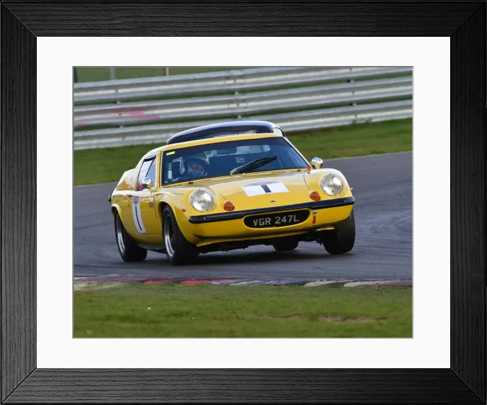 Framed Print : CM18 3784 Malcolm Johnson, Lotus Europa Framed Print : CM18 3784 Malcolm Johnson, Lotus Europa