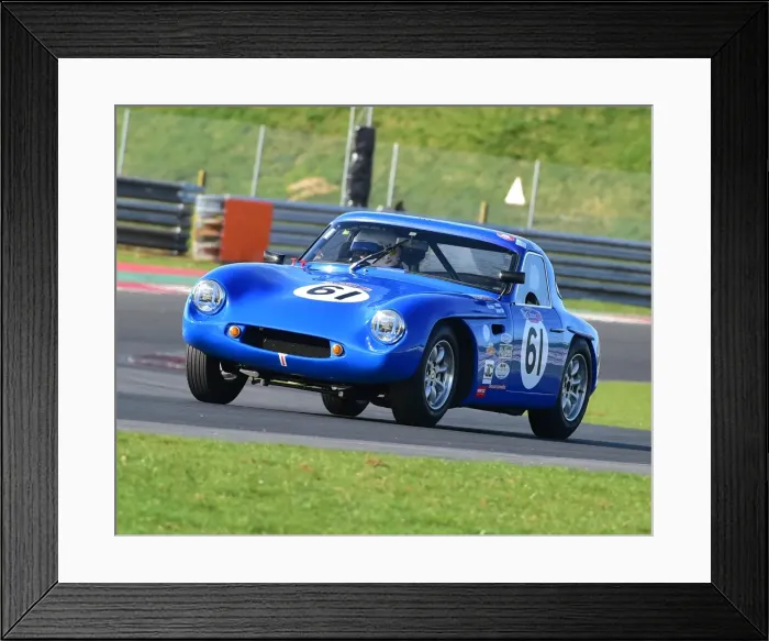 Framed Print : CM18 2988 Joe Ward, Richard Bull, TVR Grantura Mk III Framed Print : CM18 2988 Joe Ward, Richard Bull, TVR Grantura Mk III