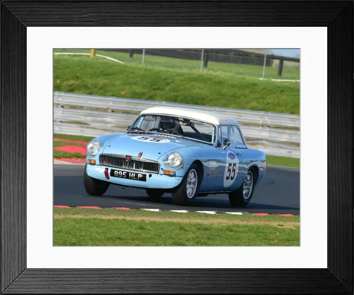 Framed Print : CM18 2978 Mark Hope, MG B Roadster