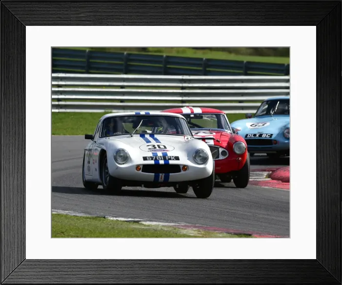 Framed Print : CM18 3360 Andrew Owen, Mark Owen, TVR Grantura