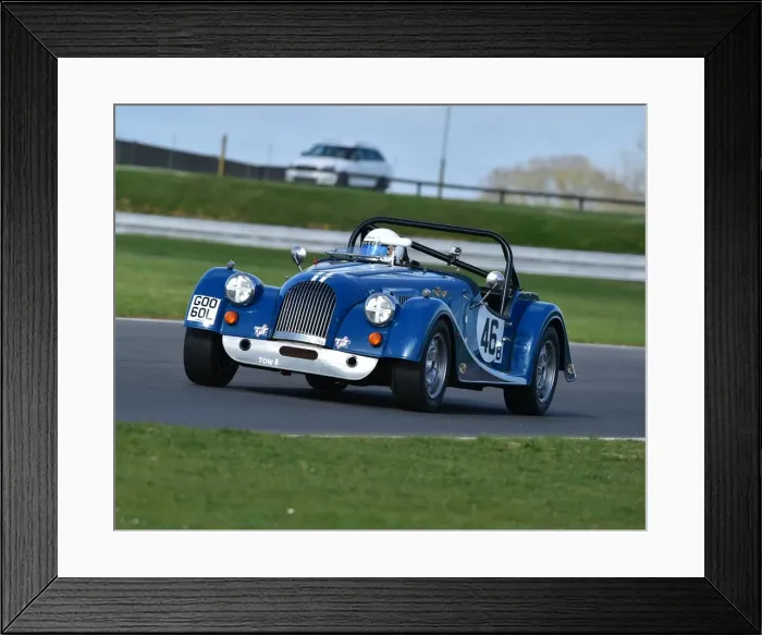 Framed Print : CM18 3101 Tony Hirst, Morgan Plus 4 Babydoll Framed Print : CM18 3101 Tony Hirst, Morgan Plus 4 Babydoll