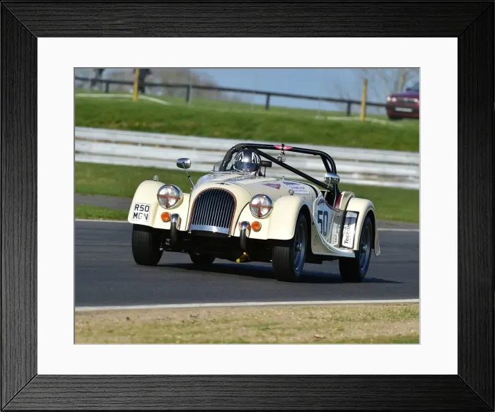Framed Print : CM18 3093 Michele Bailey, Morgan Plus 4 Framed Print : CM18 3093 Michele Bailey, Morgan Plus 4