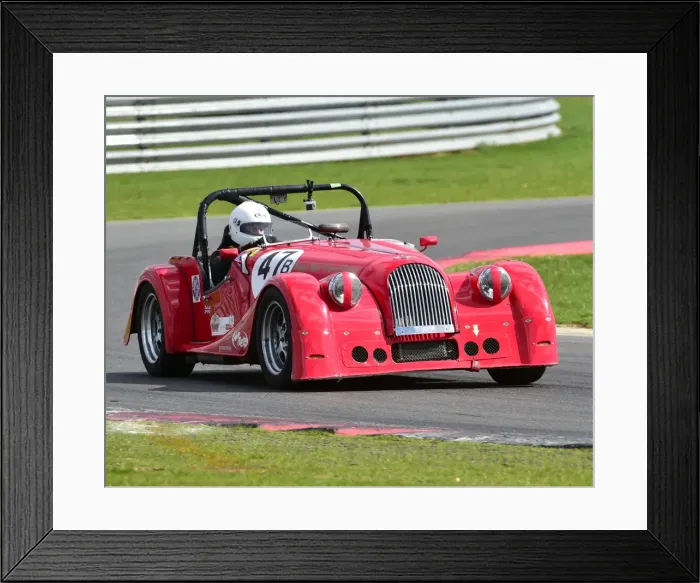 Framed Print : CM18 3458 Peter Rafter, Morgan Plus 8 Framed Print : CM18 3458 Peter Rafter, Morgan Plus 8