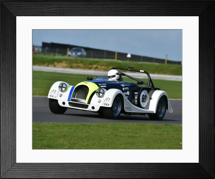 Framed Print : CM18 3109 Tony Hirst, Morgan Plus 4 Babydoll Framed Print : CM18 3109 Tony Hirst, Morgan Plus 4 Babydoll
