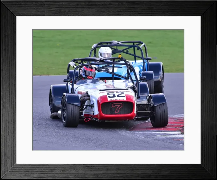 Framed Print : CM18 3849 Gary Bate, Caterham CSR Framed Print : CM18 3849 Gary Bate, Caterham CSR