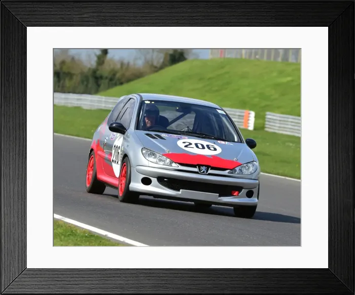 Framed Print : CM18 3222 Chris Earle, Peugeot 206 GTi Framed Print : CM18 3222 Chris Earle, Peugeot 206 GTi