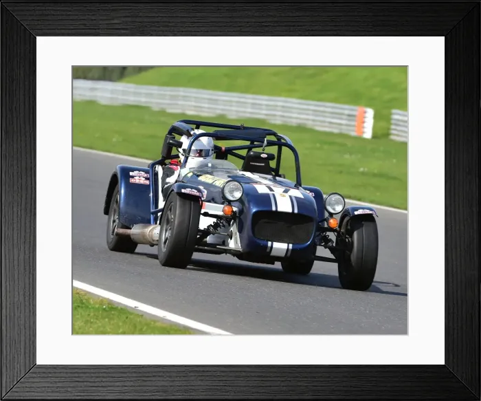 Framed Print : CM18 3208 Ryan Grant, Ben Rowsell, Caterham Supersport