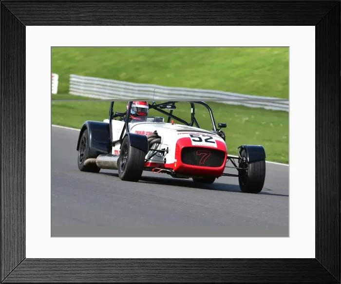 Framed Print : CM18 3249 Gary Bate, Caterham CSR Framed Print : CM18 3249 Gary Bate, Caterham CSR