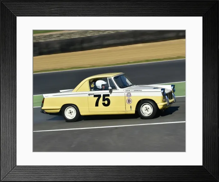 Framed Print : CM18 5518 Julian Grindall, Darryl Davis, Triumph Herald Coupe Framed Print : CM18 5518 Julian Grindall, Darryl Davis, Triumph Herald Coupe