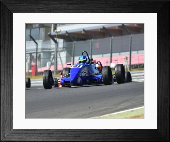Framed Print : CM18 5836 Josh Fisher, Van Diemen RF99