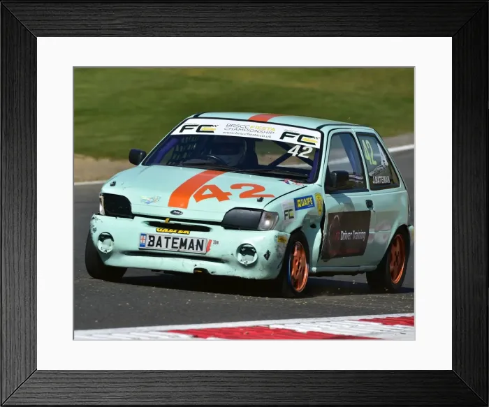 Framed Print : CM18 6158 John Bateman, Ford Fiesta Si Framed Print : CM18 6158 John Bateman, Ford Fiesta Si