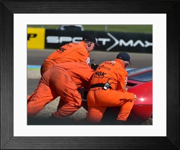 Framed Print : CM18 4524 Marshals at work Framed Print : CM18 4524 Marshals at work