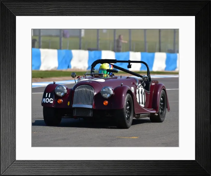 Framed Print : CM18 4428 William Plant, Morgan Plus 8, winner Framed Print : CM18 4428 William Plant, Morgan Plus 8, winner