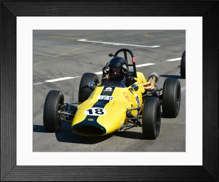 Framed Print : CM18 4685 Bill Cowing, Ginetta G18B Framed Print : CM18 4685 Bill Cowing, Ginetta G18B