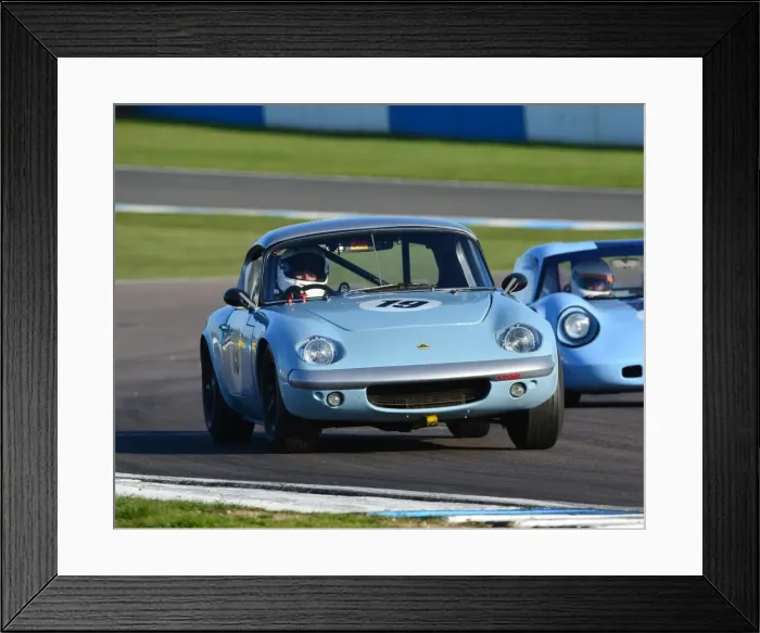 Framed Print : CJ6 7771 Rob Wainwright, Nick Pancisi, Lotus Elan S1 GTS