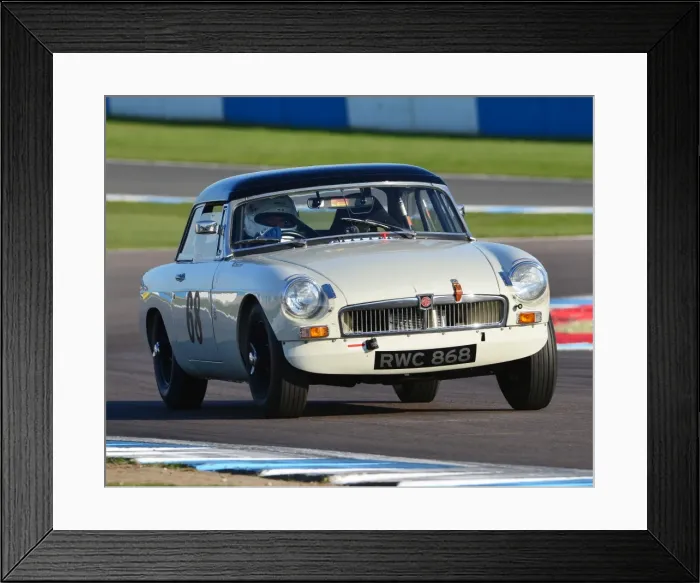 Framed Print : CJ6 7740 Dennis Pickett, Daniel Pickett, MG B Framed Print : CJ6 7740 Dennis Pickett, Daniel Pickett, MG B