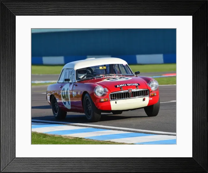 Framed Print : CJ6 7729 Andrew Bentley, MG B Framed Print : CJ6 7729 Andrew Bentley, MG B