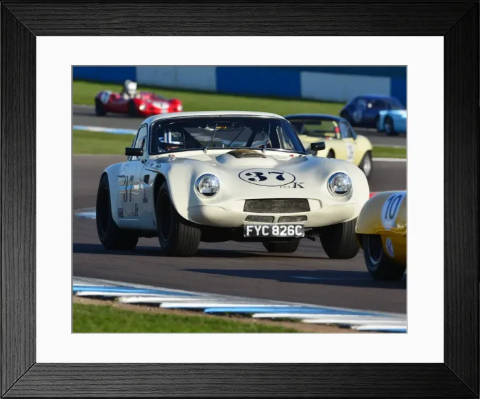 Framed Print : CJ6 7754 Mike Gardiner, Dan Cox, TVR Griffith Framed Print : CJ6 7754 Mike Gardiner, Dan Cox, TVR Griffith