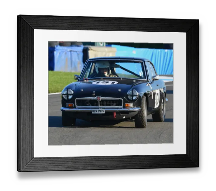 Framed Print : CJ6 7817 Mark Bennett, MG B