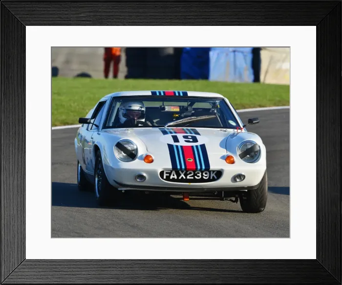 Framed Print : CJ6 7818 Will Leverett, Lotus Europa Framed Print : CJ6 7818 Will Leverett, Lotus Europa