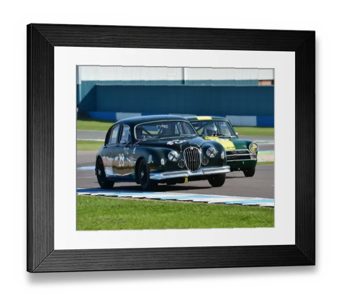 Framed Print : CM18 4721 Roger Cope, Jaguar Mk1 Framed Print : CM18 4721 Roger Cope, Jaguar Mk1