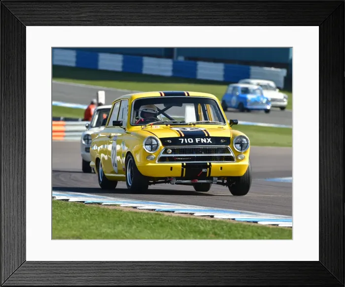 Framed Print : CM18 4729 Richard Belcher, Ford Lotus Cortina Framed Print : CM18 4729 Richard Belcher, Ford Lotus Cortina