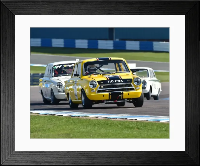 Framed Print : CM18 4705 Richard Belcher, Ford Lotus Cortina Framed Print : CM18 4705 Richard Belcher, Ford Lotus Cortina