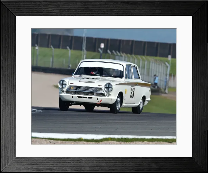 Framed Print : CM18 4173 Graeme Kersley, Ford Lotus Cortina Framed Print : CM18 4173 Graeme Kersley, Ford Lotus Cortina