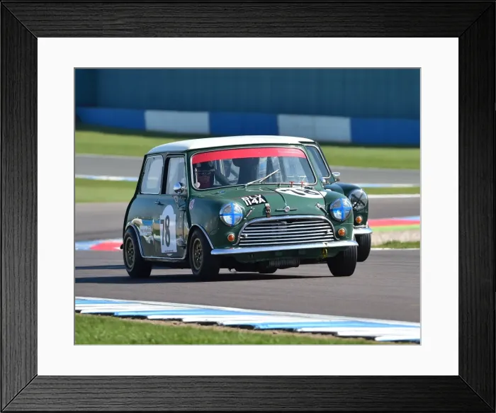 Framed Print : CM18 4717 Colin Flynn, Morris Mini Cooper Framed Print : CM18 4717 Colin Flynn, Morris Mini Cooper