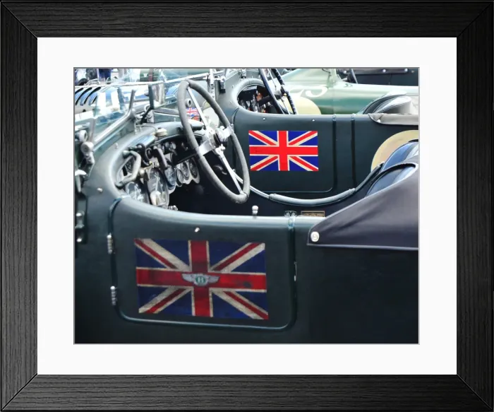 Framed Print : CJ6 8185 Bentleys flying the flag Framed Print : CJ6 8185 Bentleys flying the flag