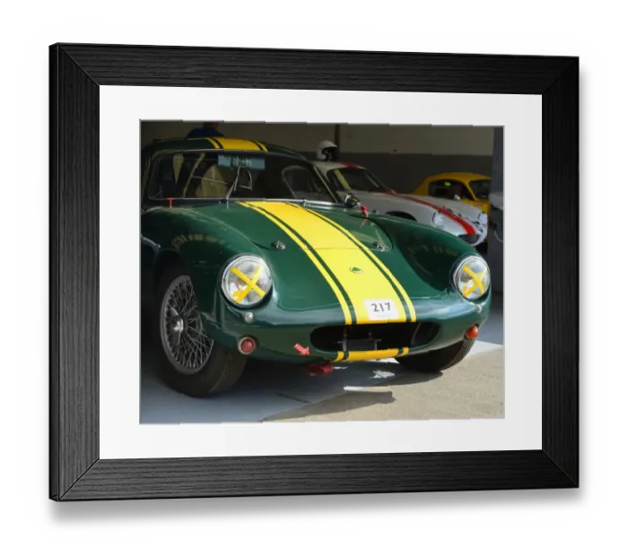 Framed Print : CJ6 8117 Mike Freeman, Lotus Elite Framed Print : CJ6 8117 Mike Freeman, Lotus Elite