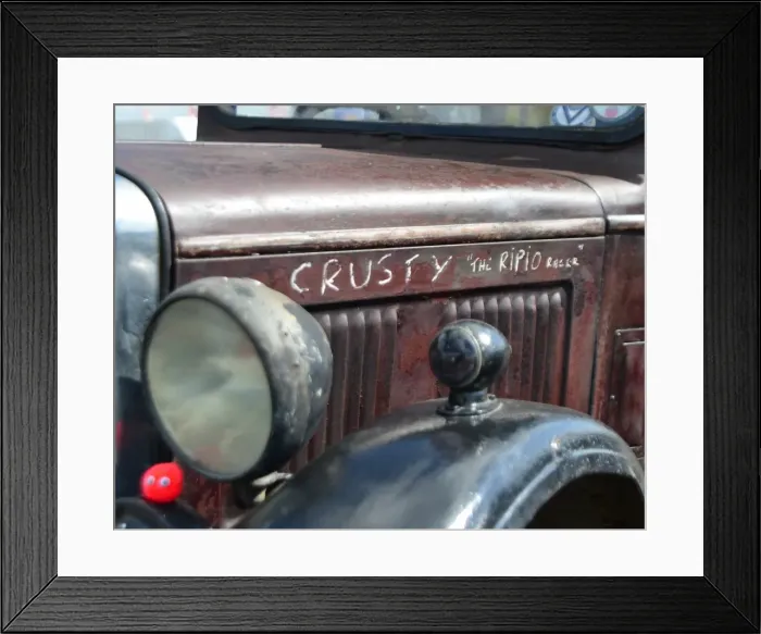 Framed Print : CJ6 8178 Crusty the Ripio Racer Framed Print : CJ6 8178 Crusty the Ripio Racer