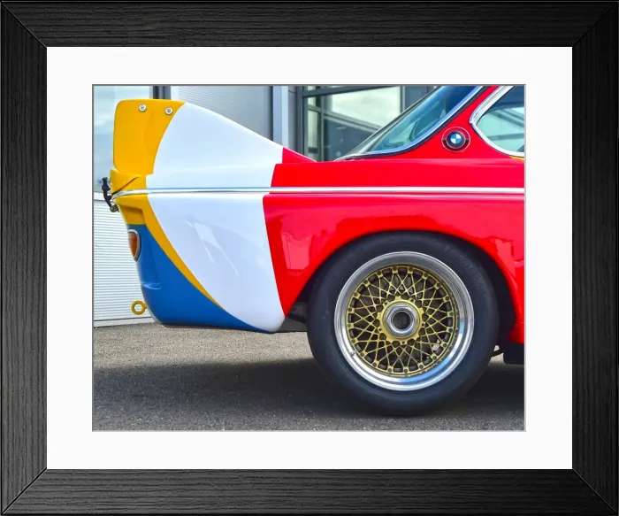Framed Print : CM18 7999 BMW 3 litre CSL, Batmobile Framed Print : CM18 7999 BMW 3 litre CSL, Batmobile
