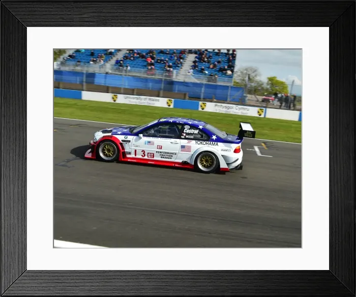 Framed Print : CM18 7907 Rick Wood, BMW M3 GTR