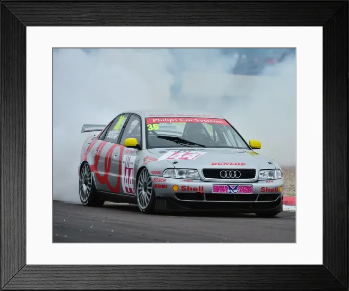 Framed Print : CM19 0583 Keith Butcher, Audi A4 Framed Print : CM19 0583 Keith Butcher, Audi A4