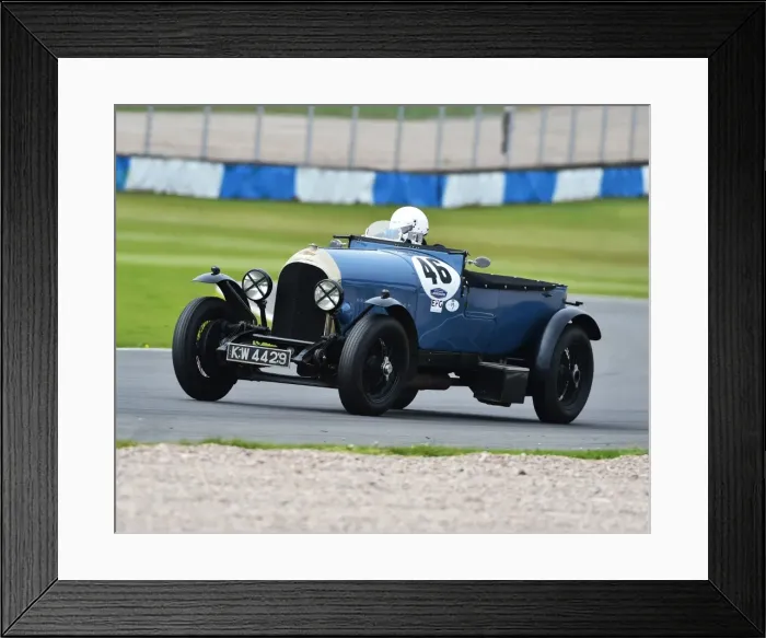 Framed Print : CM18 8118 Duncan Wiltshire, Bentley 3 litre