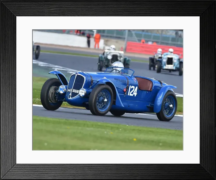 Framed Print : CM18 6991 Freddie Smith, Delahaye 135 S Framed Print : CM18 6991 Freddie Smith, Delahaye 135 S