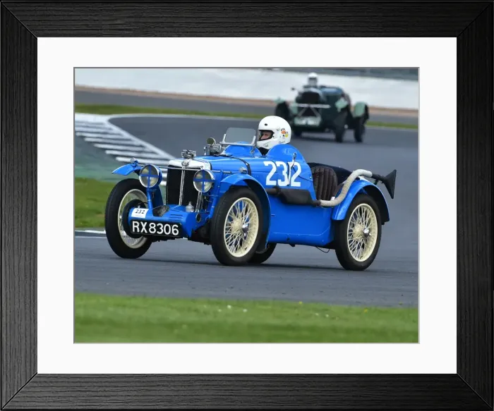 Framed Print : CM18 6969 Chris Cadman, MG Montlhery Midget Framed Print : CM18 6969 Chris Cadman, MG Montlhery Midget