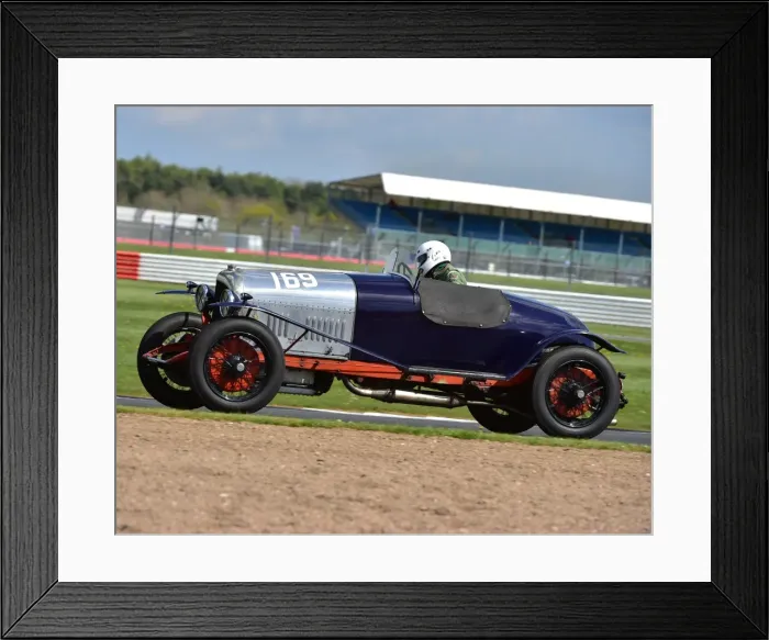 Framed Print : CM18 7065 William Medcalf, Bentley 3 litre Framed Print : CM18 7065 William Medcalf, Bentley 3 litre